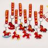 Cute Cartoon Horse Keychain Zodiac Horse Charms Car Key Ring Backpack Pendant Decoration Accessories Year Gift