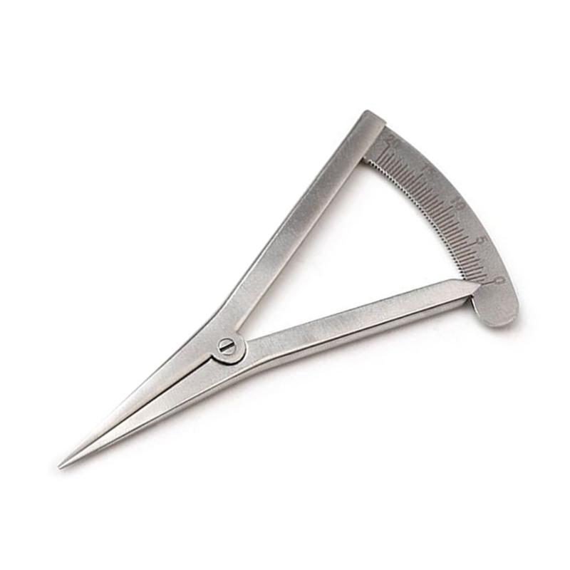 Разделитель из нержавеющей стали для кожи, металлический измерительный инструмент, бытовой аксессуар для поделок из кожи своими руками, художественных изделий ручной работы