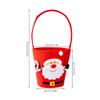 Christmas Candy Gift Bag Cartoon Design Festive Bucket for Kids Holiday Decoration/Party Atmosphere/Home Decor