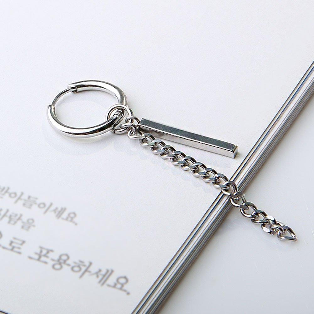 [1+1] Surgical Piercing Chain Drop Bar