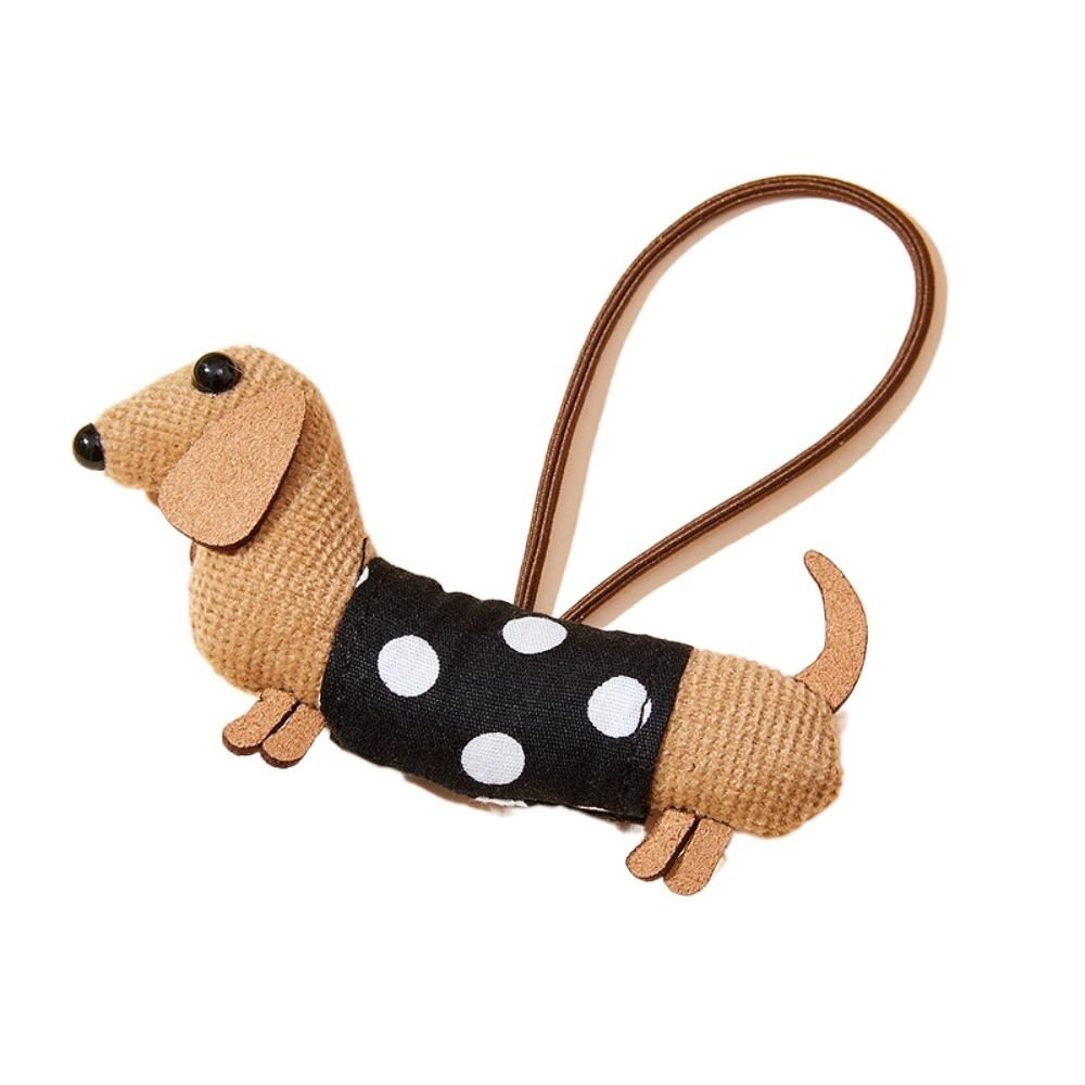 Милая корейская заколка для волос в виде таксы, боковые пряди, зажим-уточка, резинка для волос, подвеска, зажим-краб, аксессуар-ободок, новинка