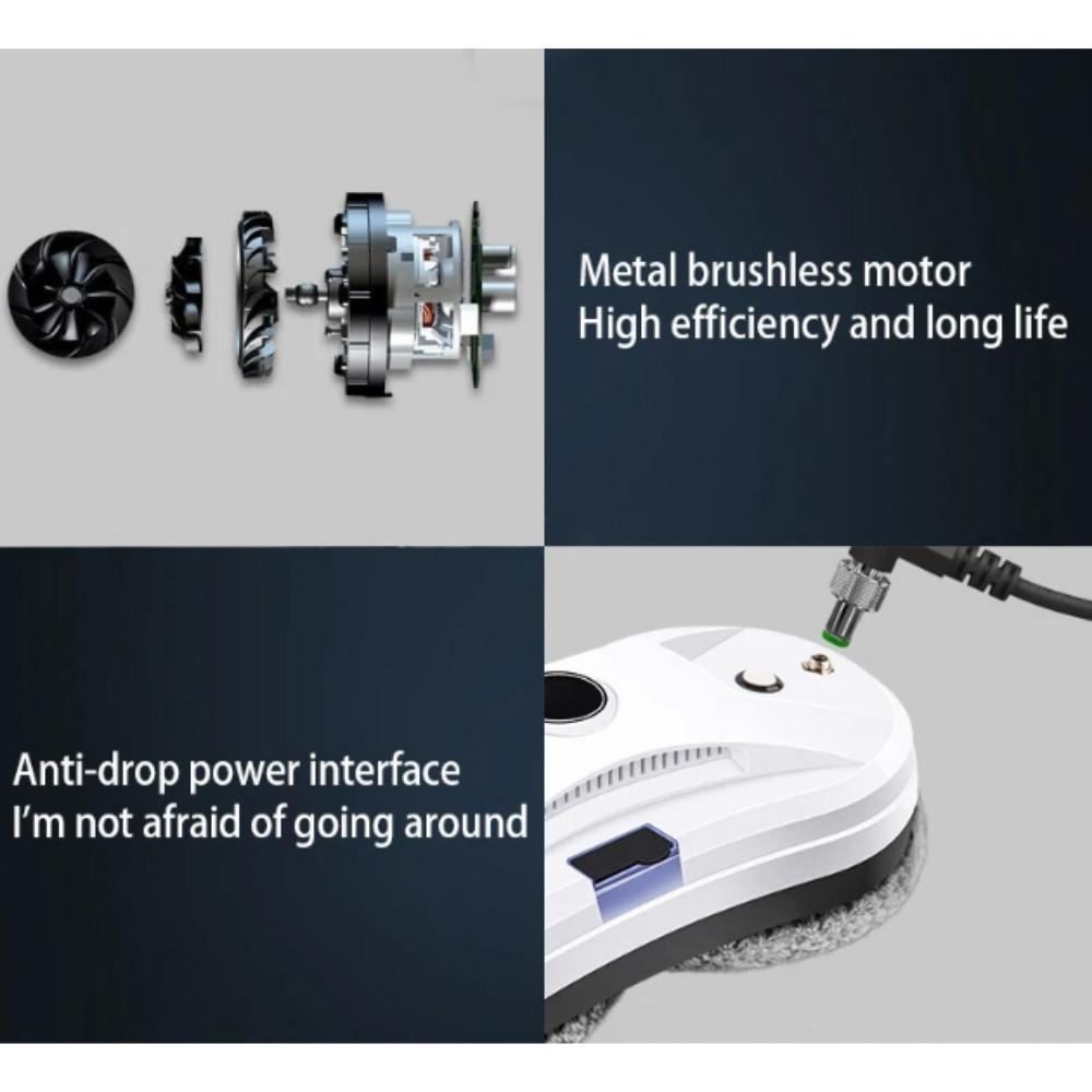 Робот для мытья окон, умный распылитель воды с автоматической функцией распыления воды, защита от падения, магнитное стекло, домашняя умная машина для очистки