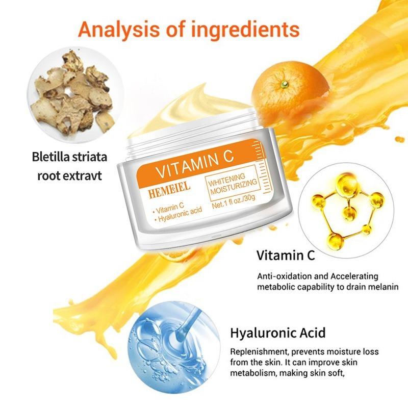 Крем с витамином С осветляет тон кожи, разглаживает мелкие морщинки, сужает поры, увлажняет крем для лица для ленивых
