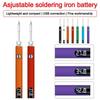Adjustable Voltage Mini Soldering Iron Kit USB Charging Soldering Iron Tool Pen Smart Power Pen
