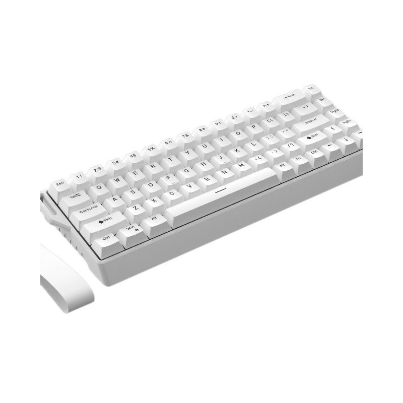 K68 Трехрежимная проводная RGB механическая игровая клавиатура, 68 клавиш
