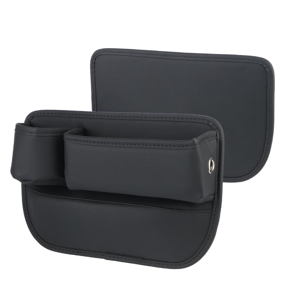 Многофункциональный с подстаканником органайзер для автомобильного сиденья из искусственной кожи автомобильная консоль боковой ящик для хранения мобильных телефонов