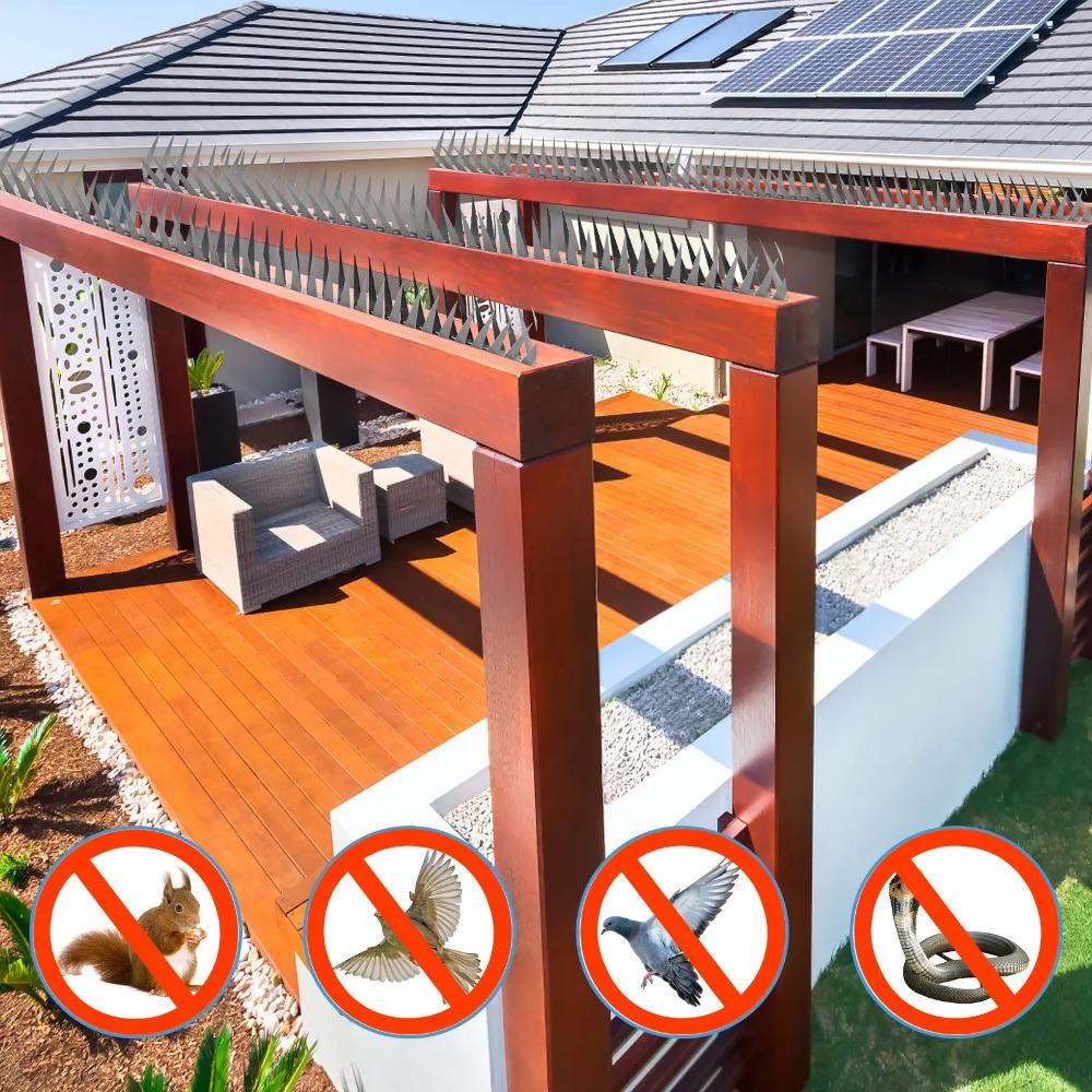 Противоприсадные шипы Entangle 50 см Предотвращают лазание Металлический забор Защита от укусов Сдерживающие ремни Уличные