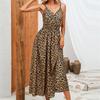 Sling Dress Summer Leopard Print Fashion Women's Clothing