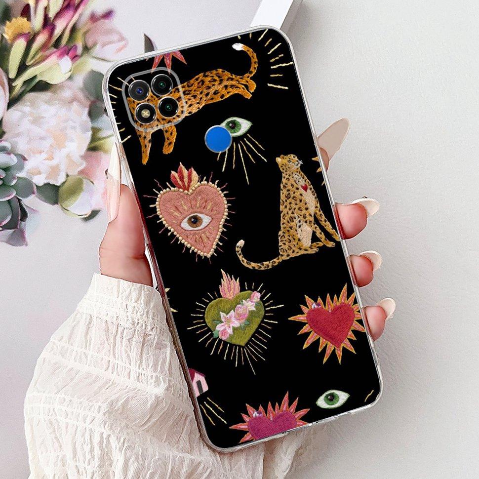 For Xiaomi Redmi 9C Case Fashion Cat Phone Back Cover For Xiaomi Redmi9C 9 C Redmi 9C Soft Silicone Case 6.53'' Bags Bumper