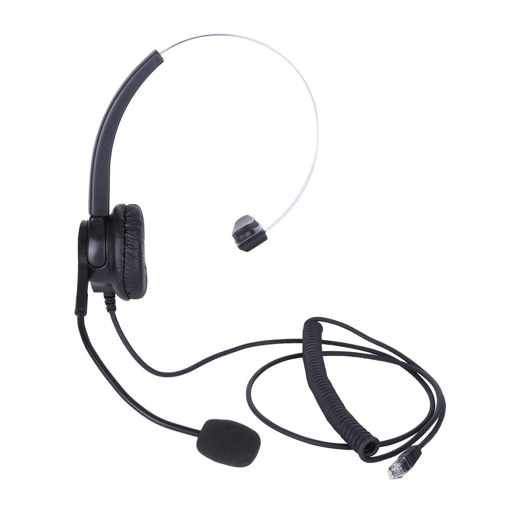 VH500‑RJ9 Telephone Headset Adjustable Headphone with Noise Cancelling Microphone