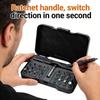 Precision Tool Ratchet Wrench Screwdriver Set 24-in-1 Ratchet Allen Wrench Set  Household Repair