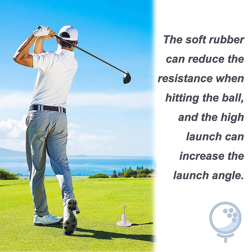 6 шт. Резиновые подставки для гольфа для драйвинга, смешанный размер, доступны для практики гольфа