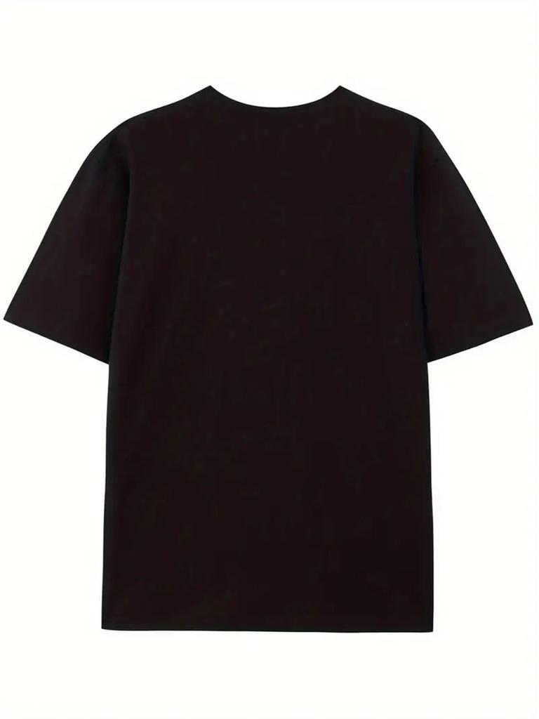 Mens Repetitive Vintage Tropical Sunset Tshirt Soft Pink and Orange Gradient Beach Shirt with Palm Tree and Sunset Patterns