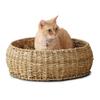 Дом для собак и кошек в стиле ротанга, круглый, натуральный PHR-R4414