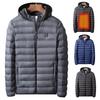 Usb Electric Heated Coat Jacket For Men With Soft And Comfortable Thermal Warmth