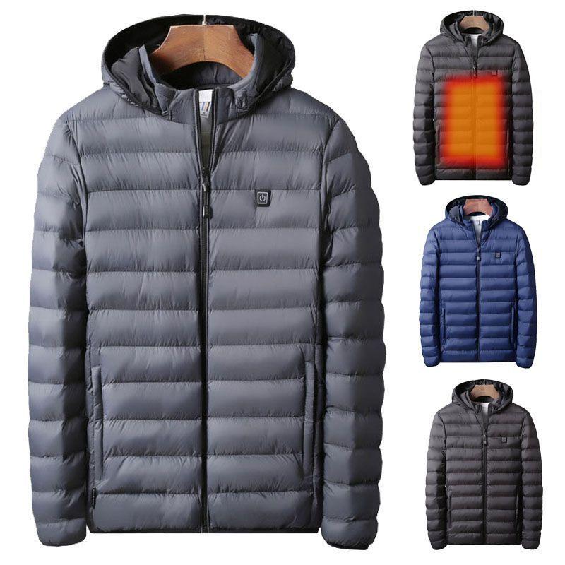 Usb Electric Heated Coat Jacket For Men With Soft And Comfortable Thermal Warmth