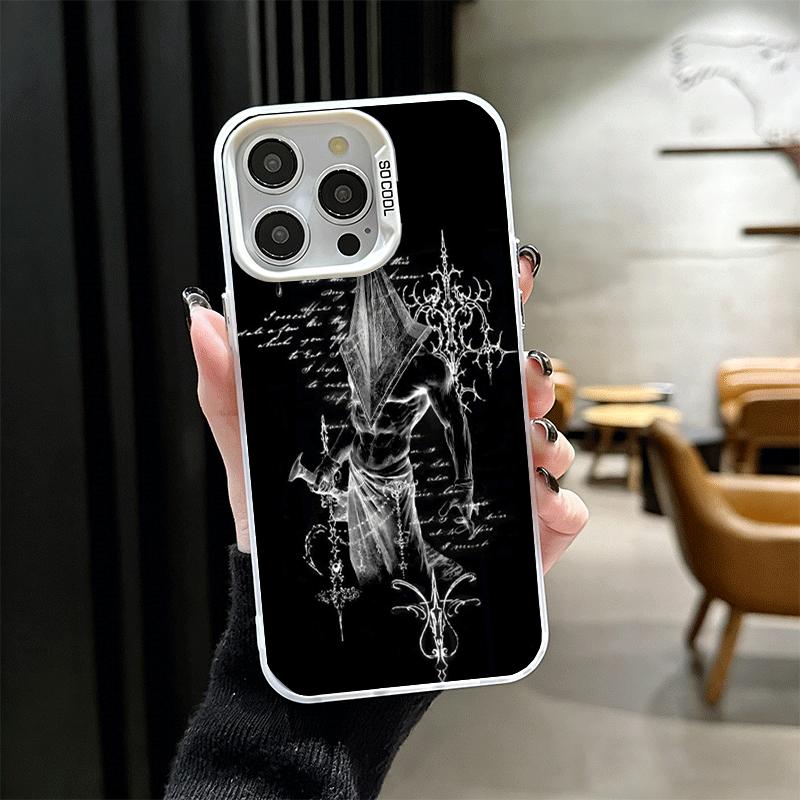 Ударопрочный чехол для телефона с темой Silent Hill Horror для iPhone 17 Air 16 16E 15 Pro Max 14 Plus 13 Mini 12 Задняя крышка Противоударный Funda