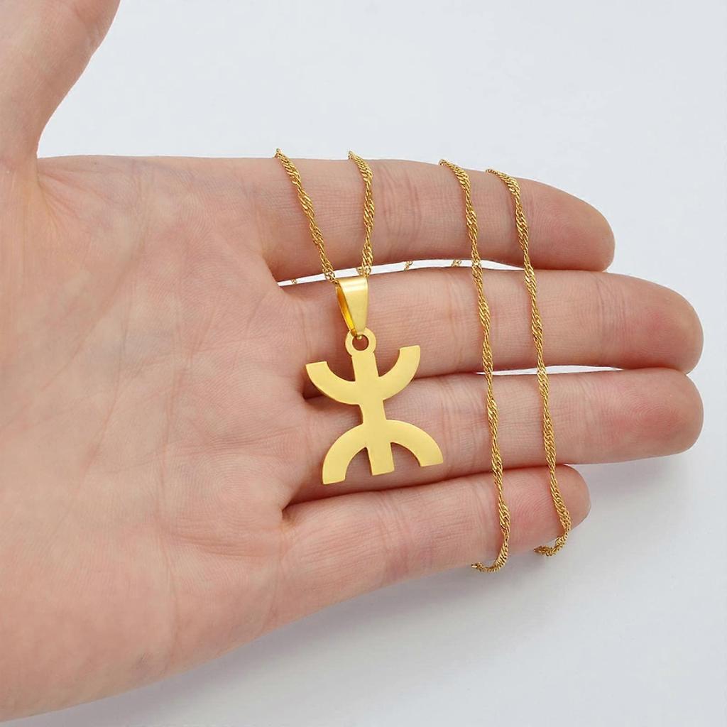 African Berber Symbol Pendant Necklace African Berber Style Jewelry