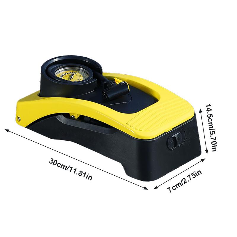 Ножной насос для надувных изделий Насос высокого давления для велосипеда Напольный насос Двухцилиндровый инструмент для надувания Баскетбольных мячей Футбольных мячей Надувных матрасов