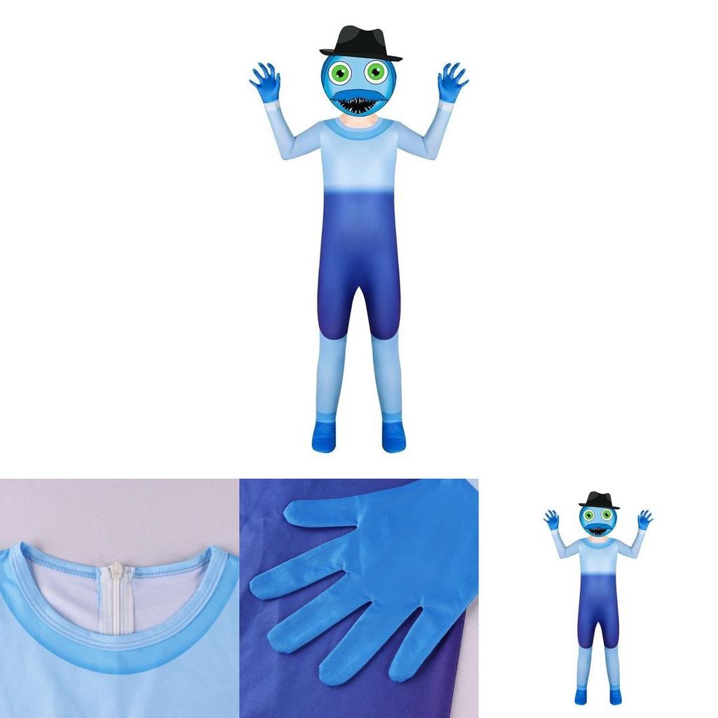 Взрослые и детские комбинезоны Poppy Playtime Huggy Wuggy Dad для косплея и костюмированных вечеринок!