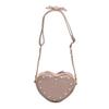 Shoulder Bag Heart Pearl Pink Ribbon Landmine Style Mass Production Style Girly Present Gift Going Out [Merry Crown]