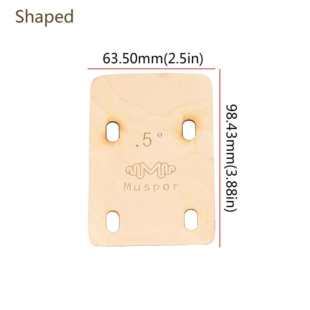 3PCs Bass Neck Shim Solid Maple Wooden Guitar Neck Shims 0.25 0.5 1 Degree?Electric Bass Neck Shims Set