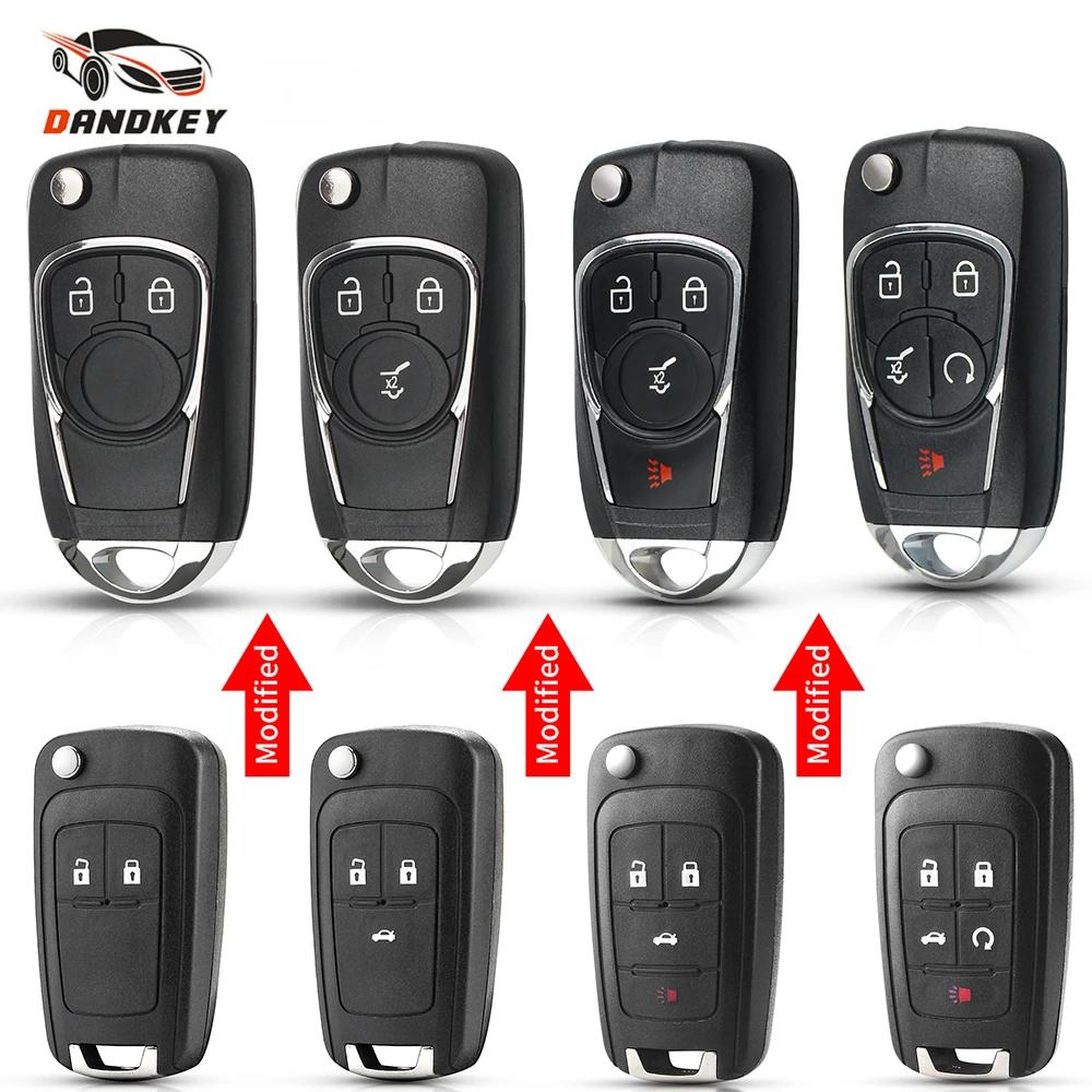 S Для Chevrolet Cruze Epica Lova Camaro Vauxhall Insignia Astra Для Buick Модифицированный 2/3/4/5 Кнопочный Корпус Пульта Дистанционного Ключа