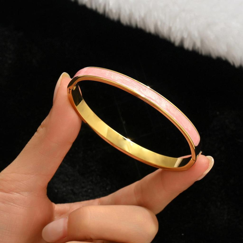 Браслет-гвоздь с бриллиантами из титановой стали - Женская минималистичная мода, Горячо продаваемые женские аксессуары