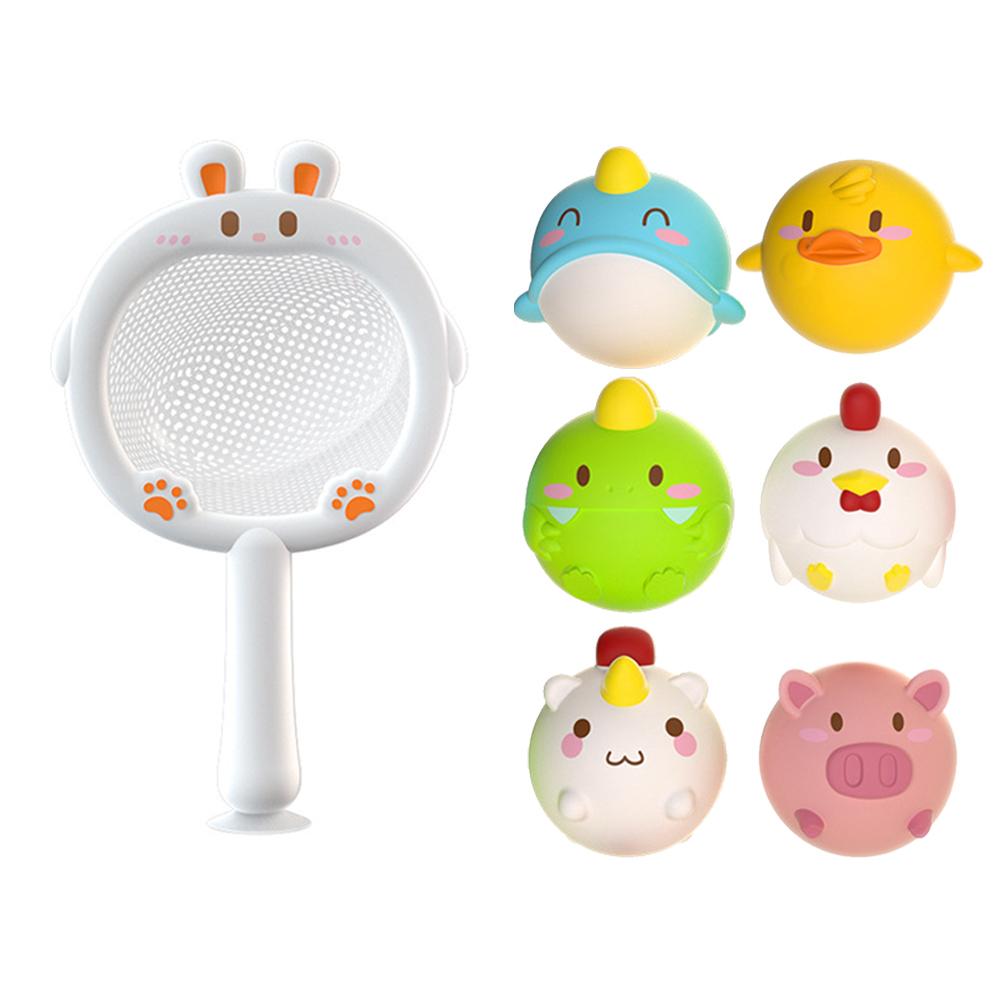 Милые Животные Игрушка для Ванны Светящаяся LED Игрушки Плавающие Водные Мягкий Резиновый Поплавок Индукционная Светящаяся Утка для Детей Игры Забавные Подарки