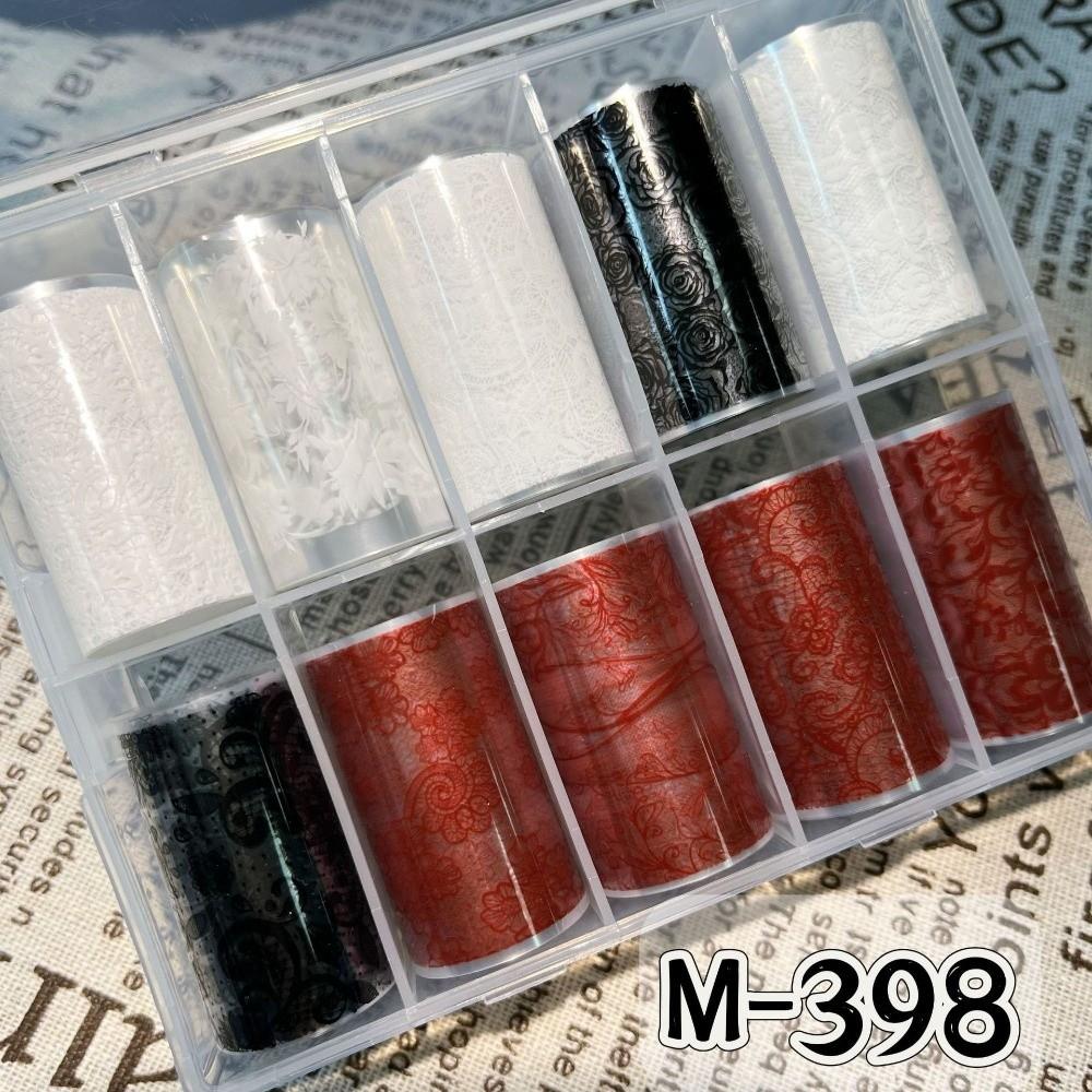 Black White Nail Foils Lace Design Nail Art Stickers Professional Nail Stickers  Nail Decoration