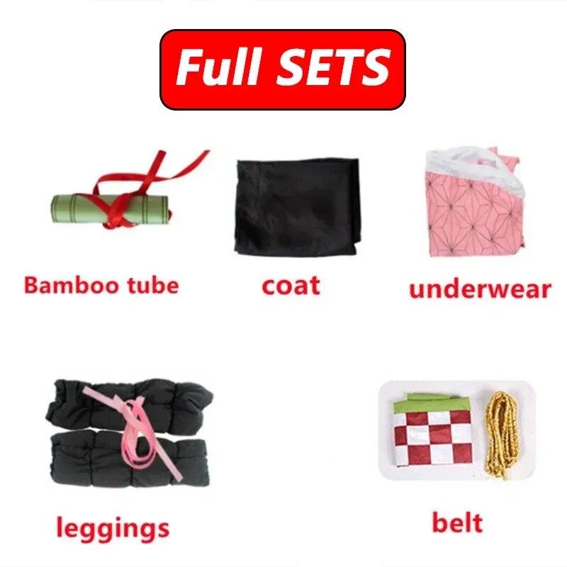 Камадо Незуко Косплей Аниме Demon Slayer Kimetsu No Yaiba Nezuko Косплей Костюм Парик Nezuko Demon Slayer Костюмы Кимоно Женщины