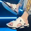 Summer Sandals Men's Slippers Adult Thick-soled Beach Shoes Non-slip Sandals for Outdoor