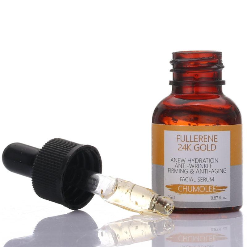 2 шт. 24-каратного золота сыворотка для лица с гиалуроновой кислотой, увлажняющая, укрепляющая, питающая, против старения, эссенция против морщин
