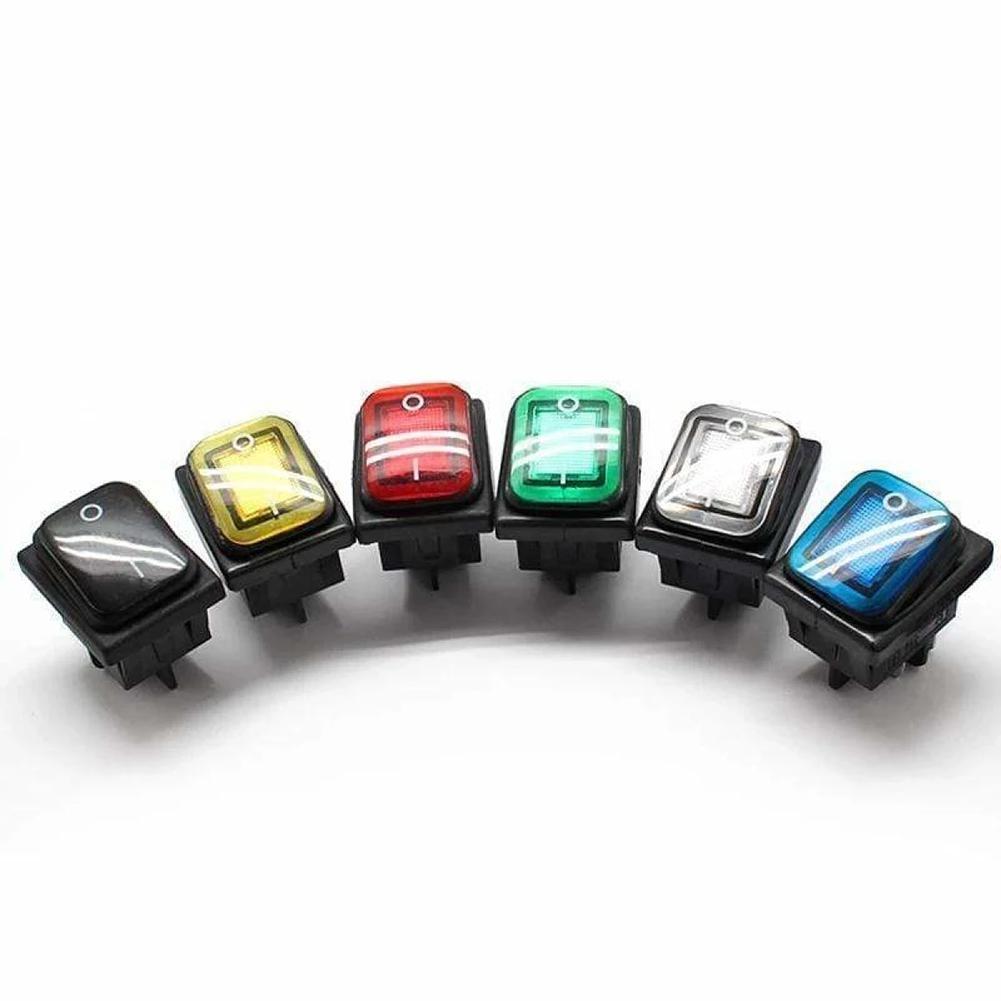 High Quality Waterproof Cover DPST Rocker Switch for Heavy Duty Applications
