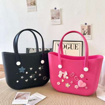 2025 Водонепроницаемая сумка через плечо из ЭВА с отверстиями: DIY Хранение, Большая пляжная и овощная корзина