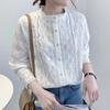 Fine Elegant Blouses for Women Boho Long Sleeve Lace Embroider Hollow Out Blouses for Lady Shirts Fashion Women's Clothing