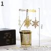 European Style Walking Lantern Rotating Candlestick Aromatherapy Table American Simple Modern Girl Iron Glass Candlelight Dinner Props