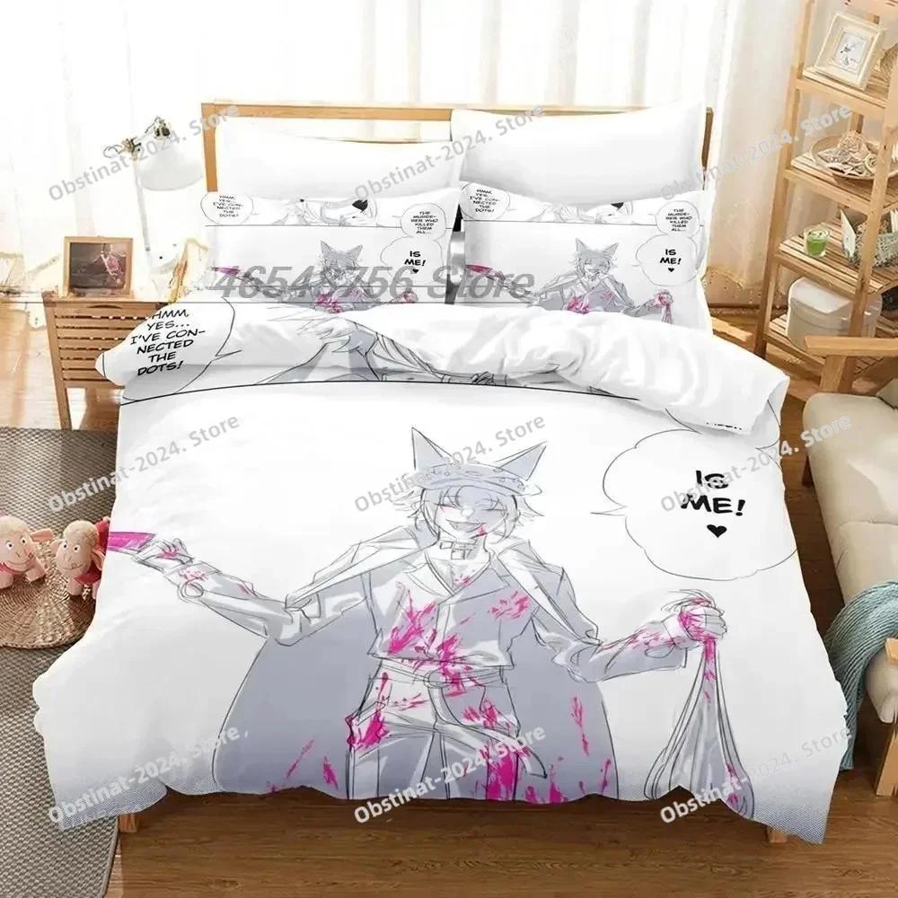 Mysta Rias Bedding Set Single Twin Bedding Set Printed With Pillowcase Bed Duvet Cover Soft Single Double Queen Super King Size