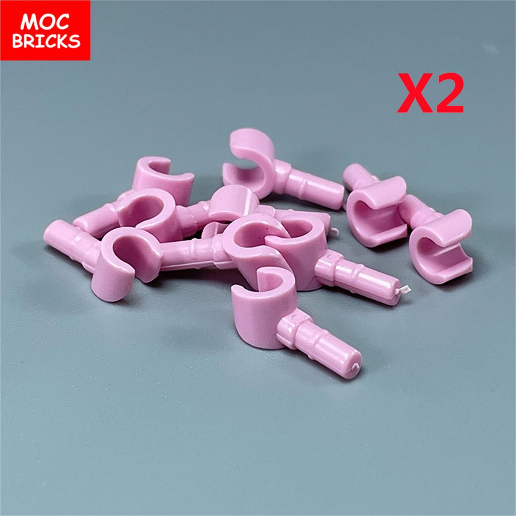 Нетоксичные кубики Moc Розовый Романтичный Дом Декор Частицы Сердце Бант Сумка Тарелка Штаны Строительный Блок Детские Игрушки День Рождения Любящий Подарок