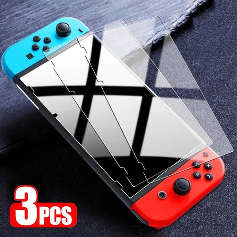 Прозрачное закаленное стекло для Nintendo Switch Lite Защитная пленка для экрана Совместимая с Nintendo Switch NS/OLED Прозрачная 9H Защитная пленка 5