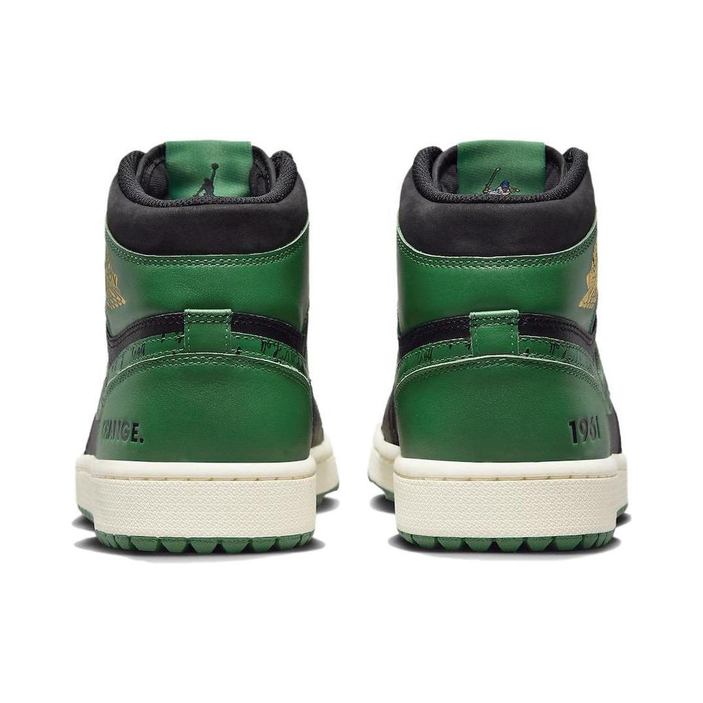 Eastside Golf x Air Jordan 1 High Golf 1961 Мужские кроссовки Зеленый Черный Малахит FJ0849-001