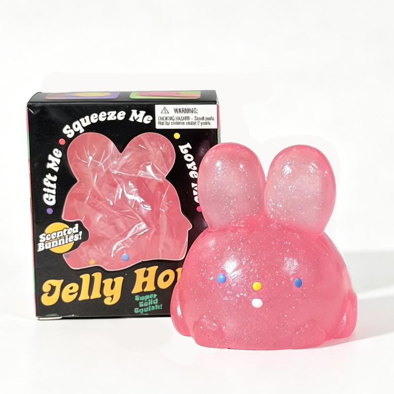 Schylling Needoh Jelly Hops Сквиш-игрушка Разноцветная Мялка Наполненная Ручной Хват Fidget Сенсорная Игрушка Лечение Тревоги Расслабление Досуг Подарок
