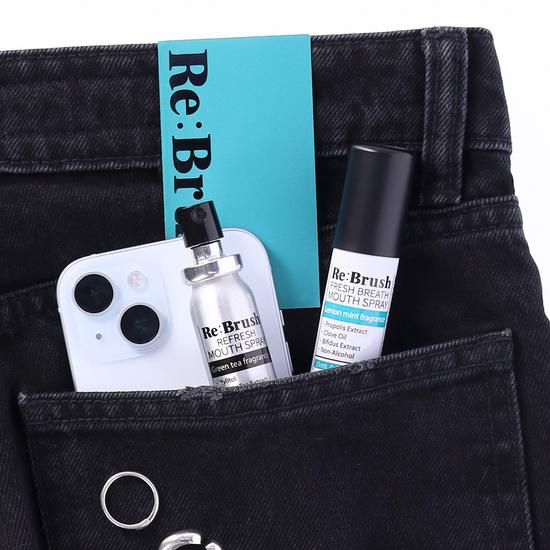 Rebrush Alcohol-Free Oral Spray Triple Plan (Fresh Breath 15ml X 2ea + Refresh 15ml)