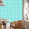 Wallpaper Turquoise and Peacock Feathers and Leaves for Living Room and Bedroom 50x1000