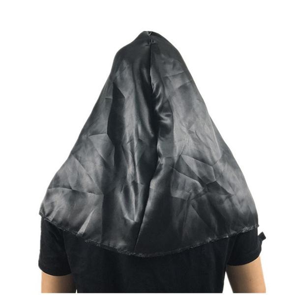 Маска ужасов монахини, шлем с капюшоном, Валак, страшные костюмы для косплея на Хэллоуин, реквизит для вечеринки