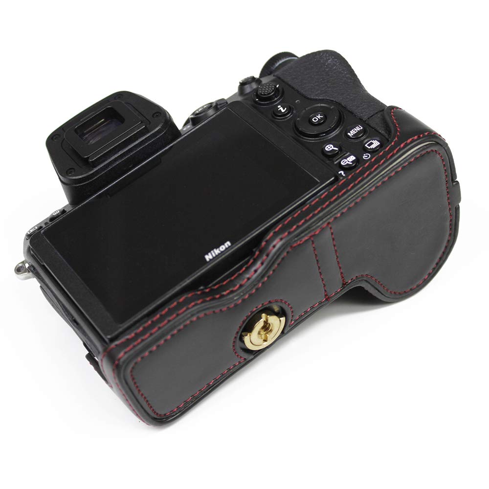 SIUTATDSH PU Leather Camera Case for Nikon and with Camera Tripod and Battery Replacement Included Z5, Z6II, Z7II, Holder, Shockproof, Shockproof,