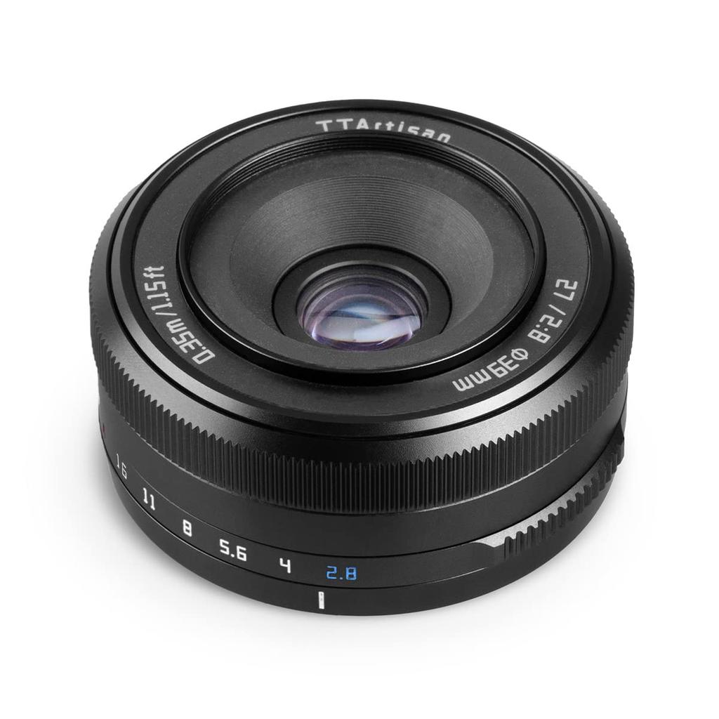 TTArtisan AF 27mm X Mount Fujifilm X Black Lens Master Optics f/2.8