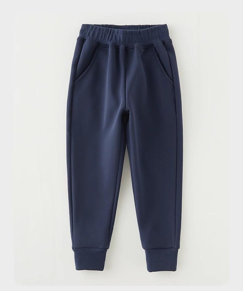 Хлопковые спортивные штаны для мальчиков на весну и осень - Повседневные длинные брюки для детей, в стиле школьной формы.