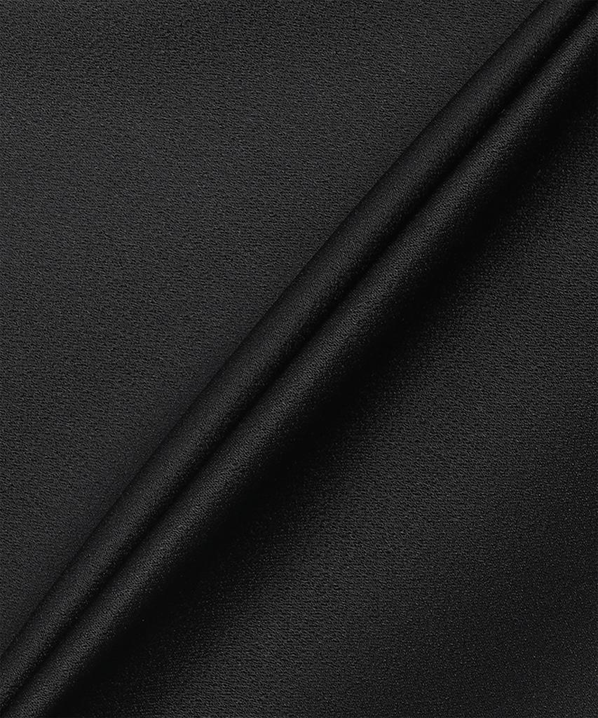 SAINT LAURENT Satin Crepe Shift Dress - Black / 815612Y4K651000