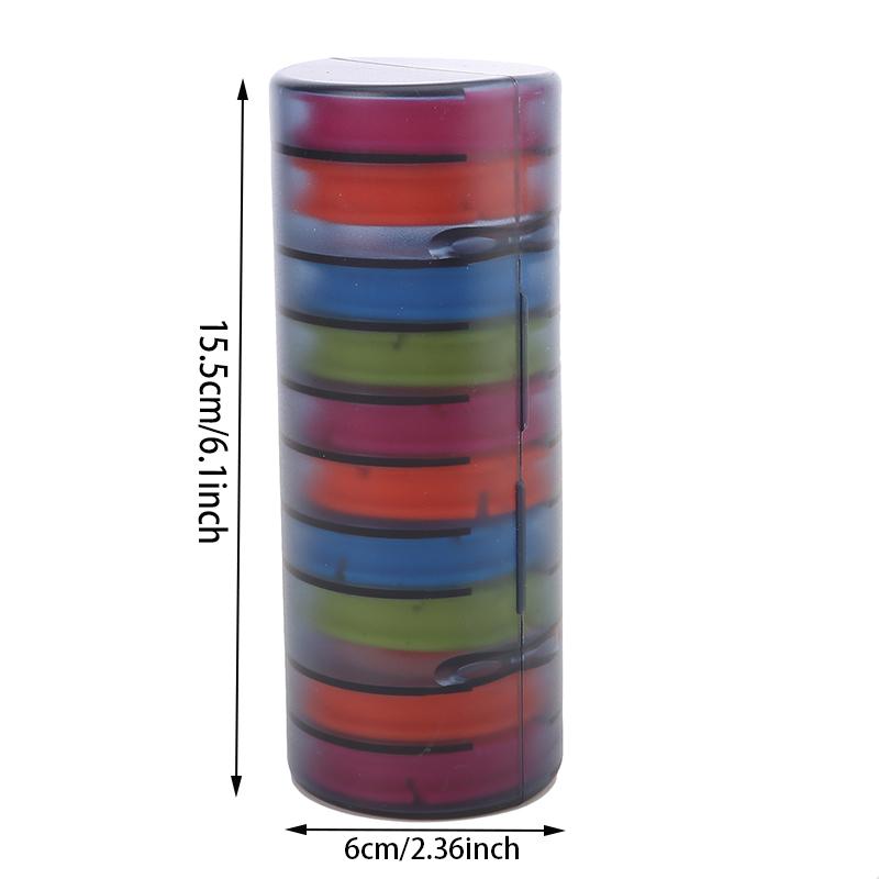 Creative Colorful Mainline Box Silicone Fishing Line Spools Mainline Box Double Rainbow Large Spools Box